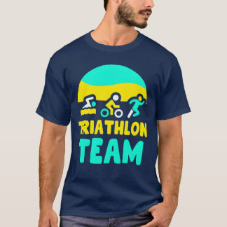 Triathloneamriathlonsriathlete Sports funny friend T-Shirt