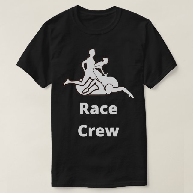 TriathlonRace Crew T-Shirt (Design Front)