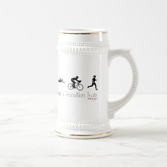 Triatlon Transition Team Beer Stein (Right)