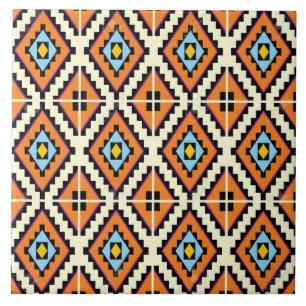 Tribal abstract pattern tile