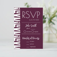 Tribal African Burgundy Wine Wedding