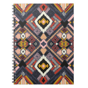 Tribal African Chevron Aztec Pattern Notebook