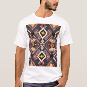 Tribal African Chevron Aztec Pattern T-Shirt