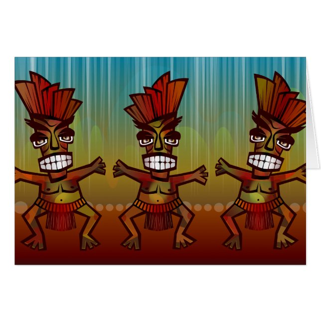 Tribal African Dance (Front Horizontal)