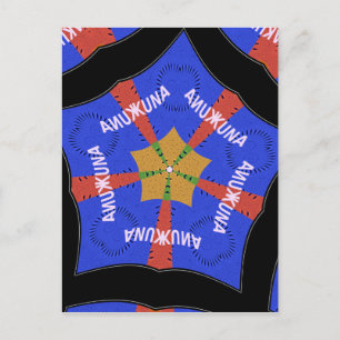 Tribal African Design: Hakuna Matata Postcard