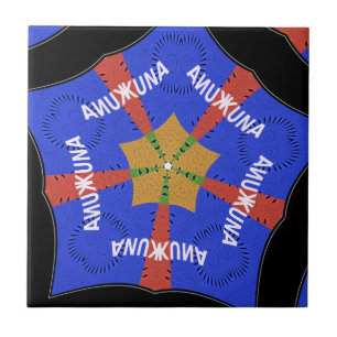 Tribal African Design: Hakuna Matata Tile