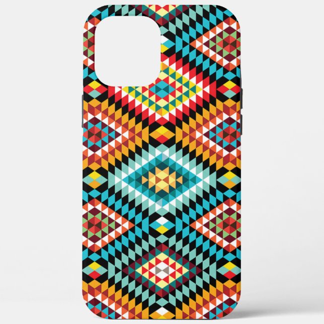 Tribal african fabric pattern iPhone 5/5s case (Back)