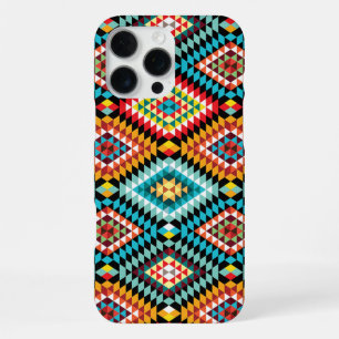 Tribal african fabric pattern iPhone 16 pro max case