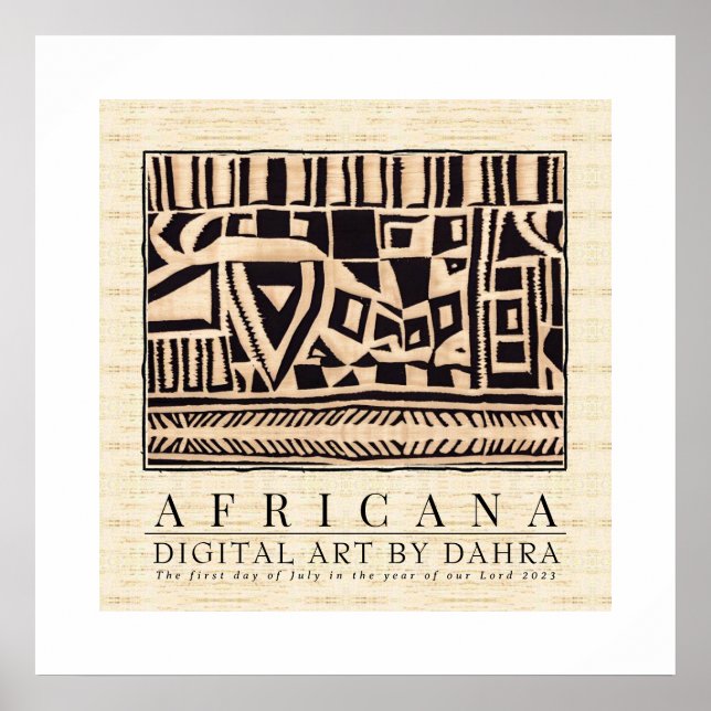 TRIBAL AFRICAN POSTER (Front)