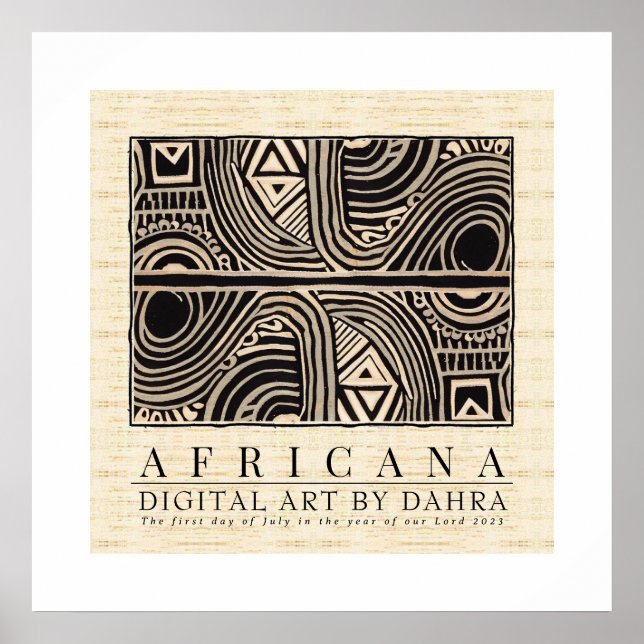 TRIBAL AFRICAN POSTER (Front)