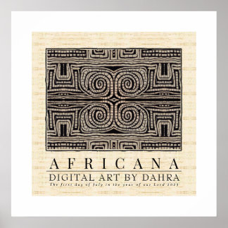 TRIBAL AFRICAN POSTER