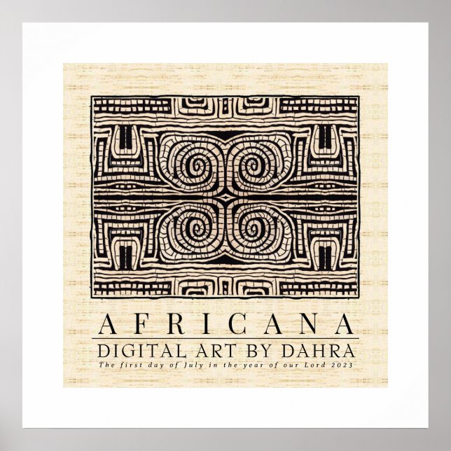 TRIBAL AFRICAN POSTER (Front)