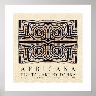 TRIBAL AFRICAN POSTER