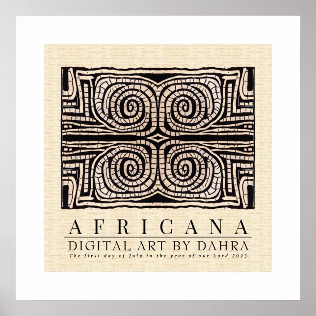 TRIBAL AFRICAN POSTER (Front)