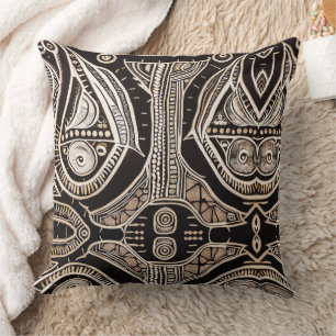 TRIBAL AFRICAN THROW PILLOW