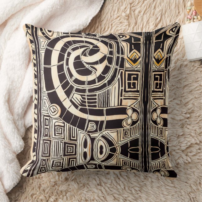 TRIBAL AFRICAN THROW PILLOW (Blanket)