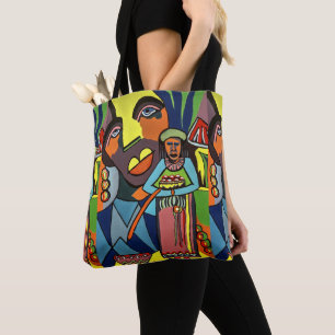 Tribal African Woman  Tote Bag