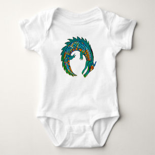 Tribal Alligator Art Baby Bodysuit