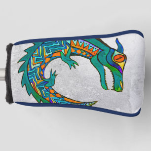 Tribal Alligator Art Golf Head Cover