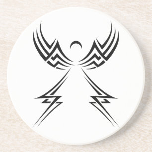 Tribal Angel custom coaster