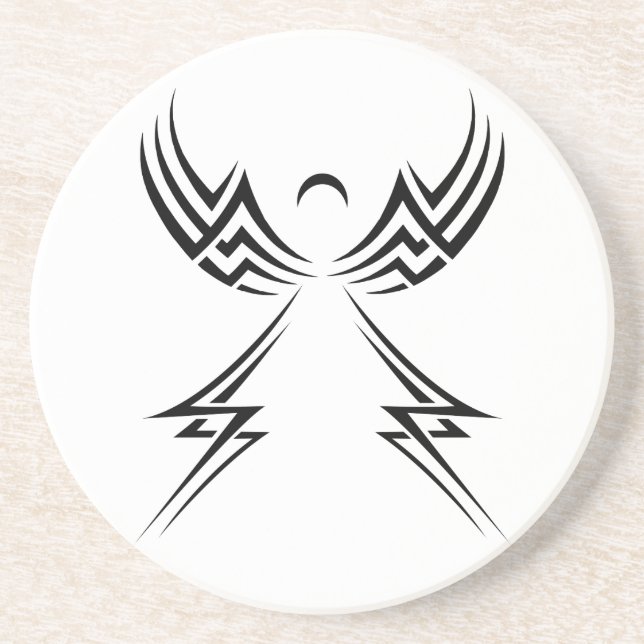 Tribal Angel custom coaster (Front)