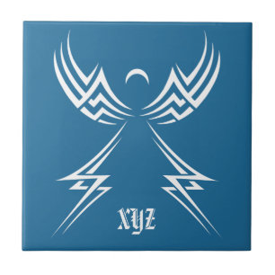 Tribal Angel custom colour tiles