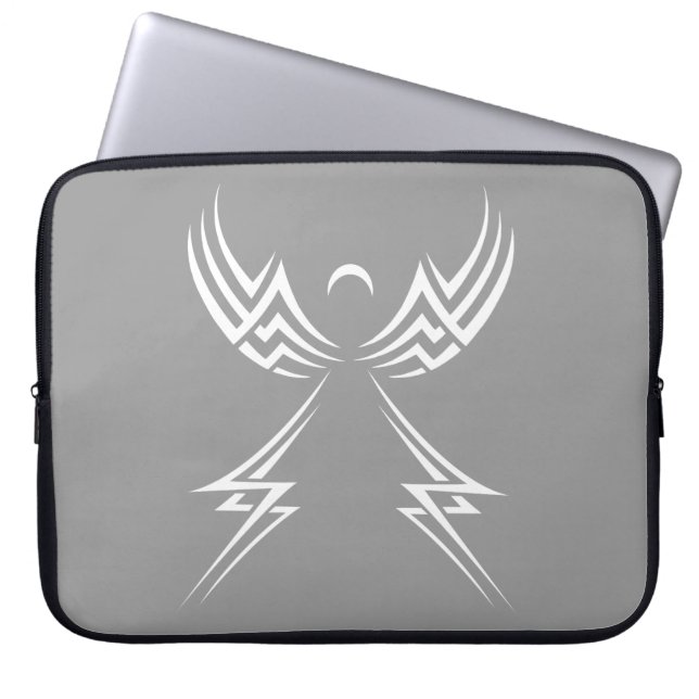 Tribal Angel custom laptop sleeve (Front)