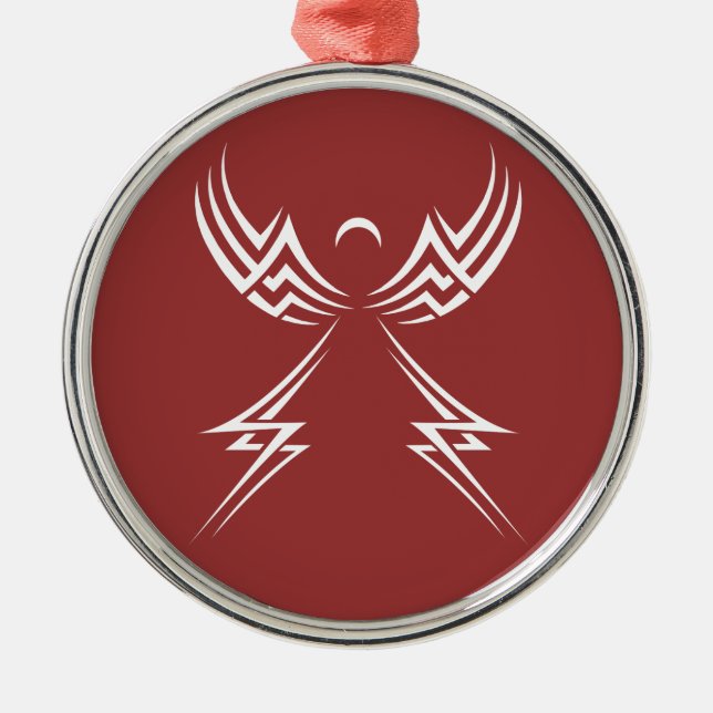 Tribal Angel custom ornament (Front)