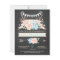 Tribal Antler Chalkboard Gender Reveal Invitations