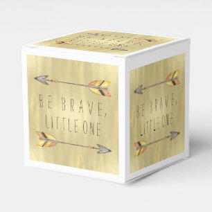 Tribal Arrows Be Brave Baby Shower Favor Box