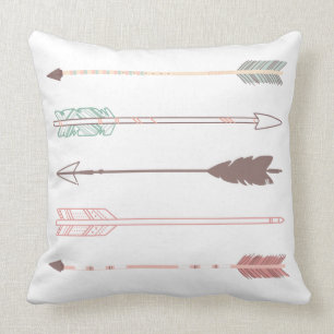 Tribal Arrows Throw Pillow
