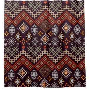 Tribal Art Boho Geometric Print