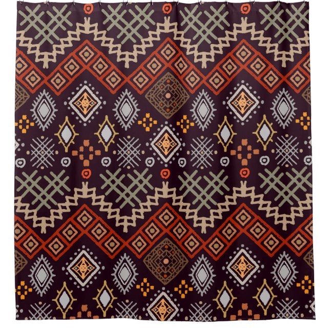 Tribal Art Boho Geometric Print (Front)