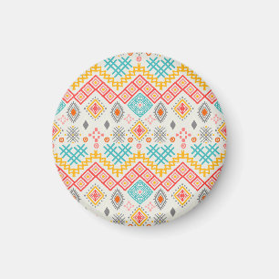 Tribal art: boho geometric print. magnet