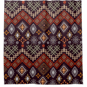 Tribal art boho seamless pattern