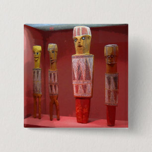Tribal Art CB 2 Inch Square Button