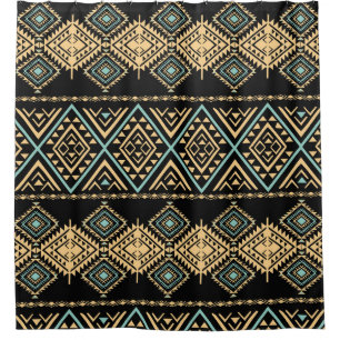 Tribal art, ethnic geometric, colourful pattern.