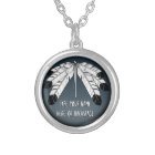 Tribal Art Necklace Eagle Feather Jewellery Gifts