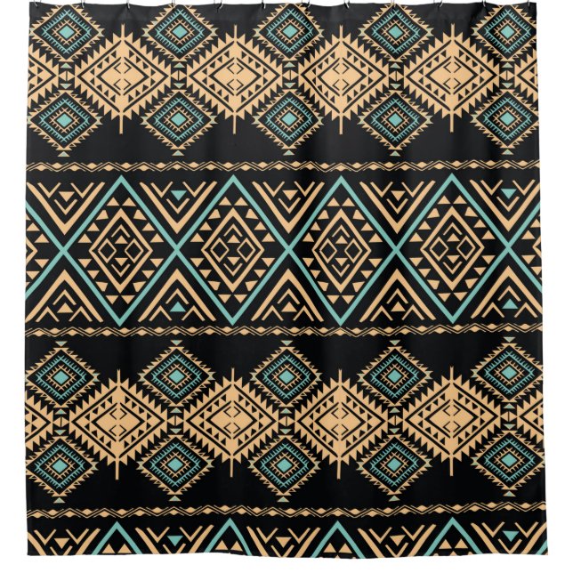 Tribal art pattern. Ethnic geometric print. Aztec  (Front)