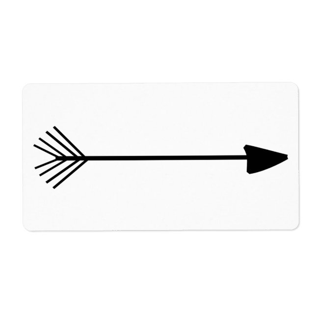 Tribal Art Single Black Arrow Design tendance (Devant)