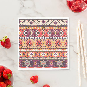 Tribal Aztec Artwork Napkins