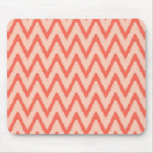 Tribal aztec chevron zig zag stripes chic pattern mouse pad