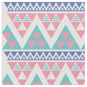 Tribal aztec colourful pattern fabric