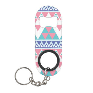 Tribal aztec colourful pattern mini bottle opener