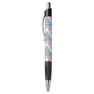 Tribal aztec colourful pattern pen
