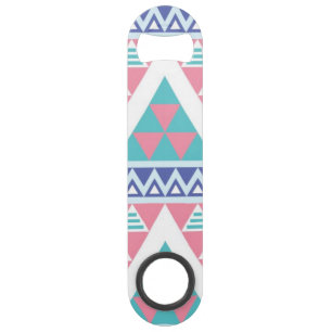 Tribal aztec colourful pattern speed bottle opener