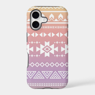 Tribal aztec ombre pattern