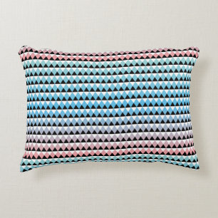 Tribal Aztec Ombre Pattern Accent Pillow