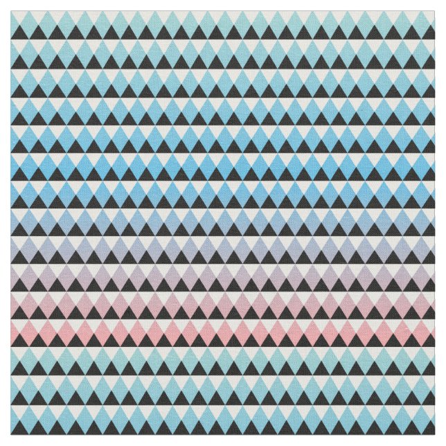 Tribal Aztec Ombre Pattern Fabric (Close Up)