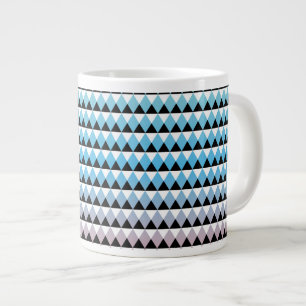 Tribal Aztec Ombre Pattern Large Coffee Mug